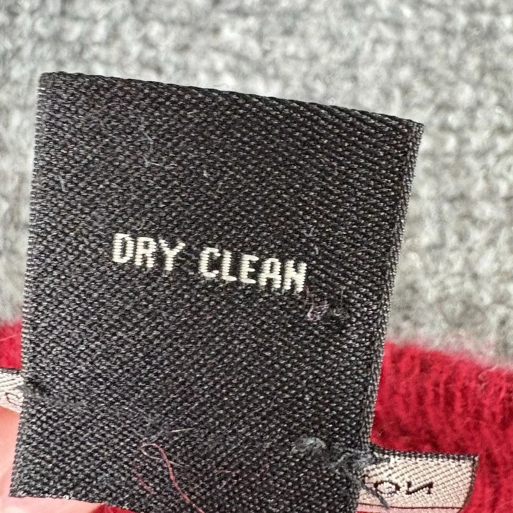 Vintage Y2K Jos A Bank Sweater Men M Red Lambswool Argyle ‎ Preppy Academia Work